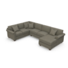 VIRA NEUTRAL 3-SEATER SECTIONAL SOFA